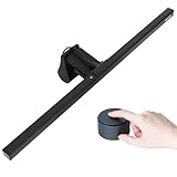 Ampoule 【目の負担を軽減・明暗センサー】 モニターライト 52cm リモコン 1250Lux スクエアデザイン 自動調光 無段階の調光調色 高演色性 USB 曲面モニター対応 デスクライト Luma ルマ