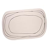 Warmhm Saugfähige Badematte Rutschfester Badteppich Wasserabsorbierende Fußmatte Leicht Zu Waschen Reinigen Für Badezimmer Küche Und Eingangsbereich