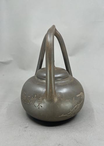 Exquisite Handcrafted Chinese Yixing Zisha Clay Pumpkin Teapot with Artist Signature - Image 9