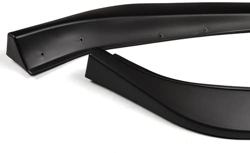 3 Pieces Front Bumper Lip Spoiler Splitter Side Body Kit Trim Protection Compatible with 2018-2021 Volkswagen Golf MK7.5 Model, 2019 2020 (Matt Black)