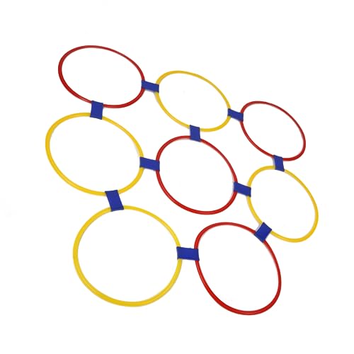 Aros de ejercicio para niños y entrenamiento sensorial con anillos de colores de plástico