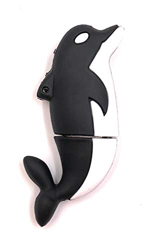 Clé USB 64 Go dauphin poisson noir pour sauvegarder vos cours et fichiers au quotidien