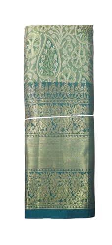 Image of VFCollections Women's Kanchipuram Silk Pure Pattu Sarees With Blouse