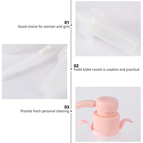 Healifty Mulheres Pós- Parto Essencial Garrafa Lâmpada Enema Anal Limpo Bidê Portátil Bidé Pulveriza