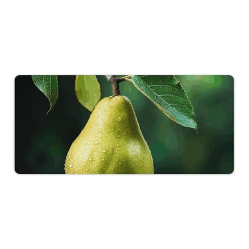 Tapis de souris grand format poires base antidérapante bureau XL