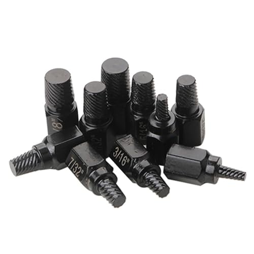 10Pack Screw Extractor Kit Alloy Steel Damaged Screw Remover Hex Head Multi-Spline Easy Out Bolt Extractor Set