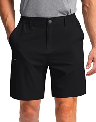 Image of Pinkbomb Men's Golf Shorts with 6 Pockets Stretch Quick Dry Hiking Work Dress Shorts for Men