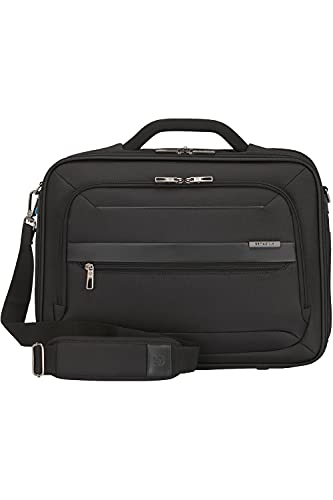 Samsonite Vectura Evo - Sacoche pour ordinateur portable 15.6 pouces, 41 cm, 15.5 L, Noir (Black)