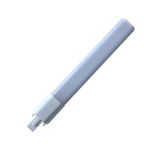 Bombilla LED de maíz LED G23 Ahorro De Energía Tubo De La Lámpara Palillos Gx23 Luz Enchufe Emisor De 4W 180 Grados Con 127 Mm De Longitud Delgado para el almacén del garaje del hogar(G23,Natural whit