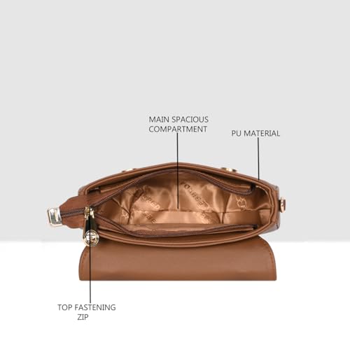 Image of ESBEDA Mini Saddle Sling Bag | Ladies Purse | Slings For Casual Carry | Stylish Sling Bag | Gift Bag For Women