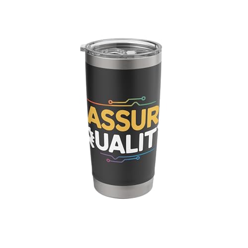 Quality Assurance Software Tester Job Profession QA Tester Stainless Steel Insulated Tumbler
