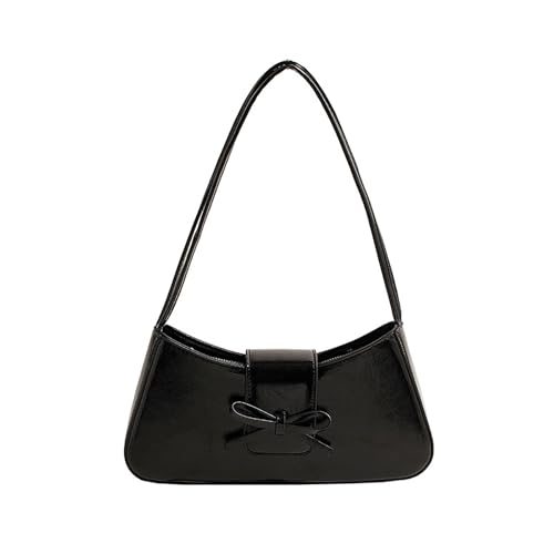 Image of Shoulder Bag for Women Coquette Bow Purse | Y2K Trendy, PU Leather, Small Cute Bag, Mini Hobo Handbag