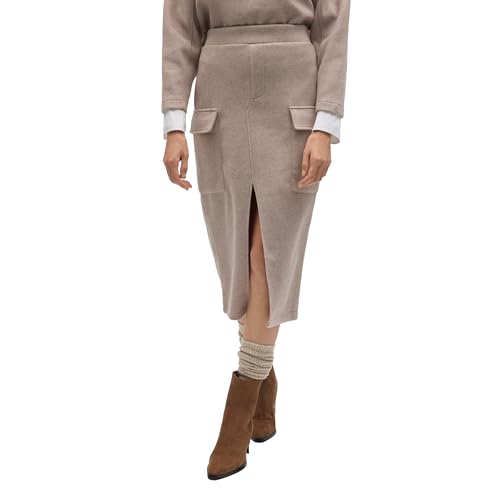 YSABEL MORA Falda Midi Cargo Cálida Diseño Moderno y Elegante con Bolsillos Funcionales para Comodidad y Estilo Versátil Ideal para Look Casual-Chic y Sofisticado