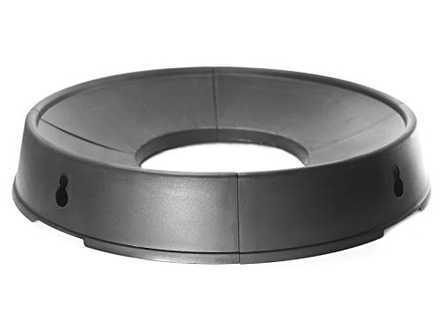 Live Infinitely 4 Piece Exercise Ball Base ABS Stand Ideal for Desk Or Office Chair Replacement All Sizes (4 Piece Black)