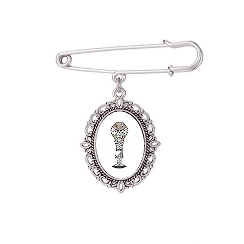 Broche Horus et Serpent Égypte pour Robe et Chemise Tailleur M