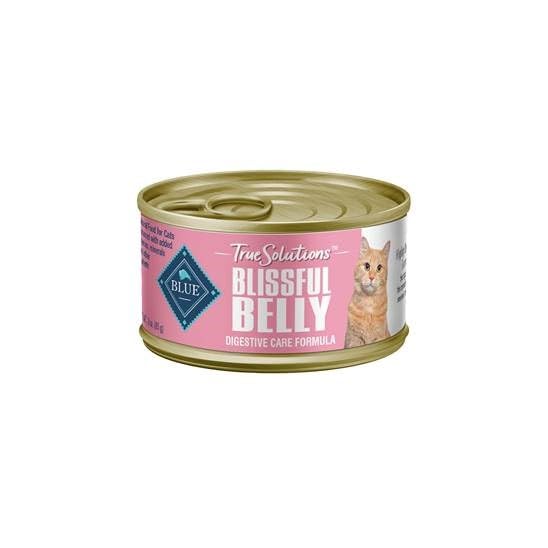 Blue Buffalo True Solutions Blissful Belly Natural Digestive Care Adult Wet Cat Food Chicken 3-oz cans (Pack of 1)