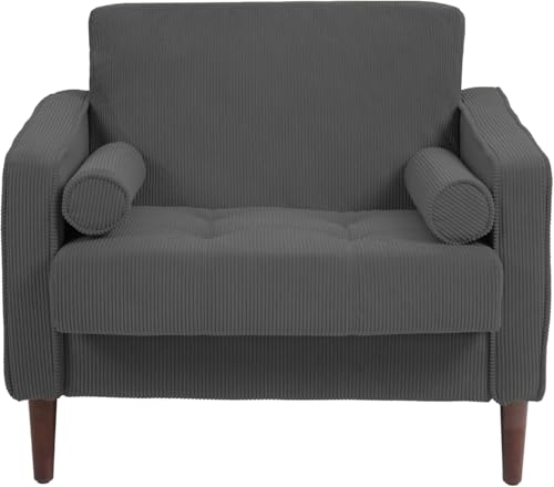 Sillón Plegable Corduroy Gris miniatura 4