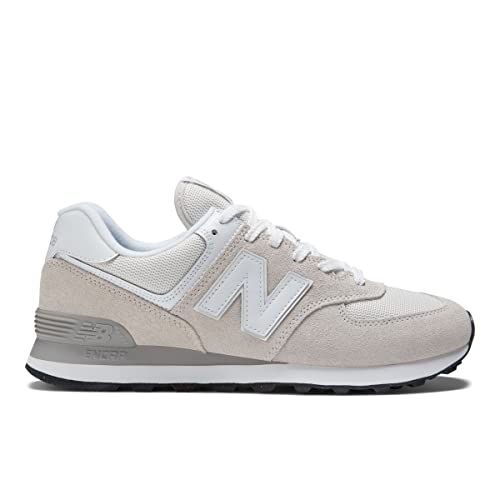 New Balance Men's Nb 574 Sneakers, Nimbus Cloud with White, 8.5 UK Wide