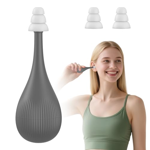 Gerät zur Druckentlastung im Ohr, Produkte zur Linderung von Migräne und Kopfschmerzen, ausgeglichener Ohrendruck beim Fliegen und Tauchen (grau)