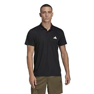 adidas Herren Train Essentials Training Polo Shirt, Black/White, XL