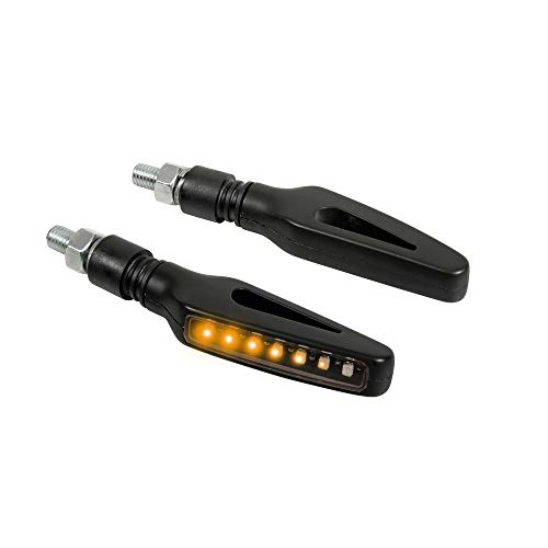 Lampa 90474 Glory SQ, frecce Moto LED omologate, indicatori di direzione a LED sequenziale, 12V