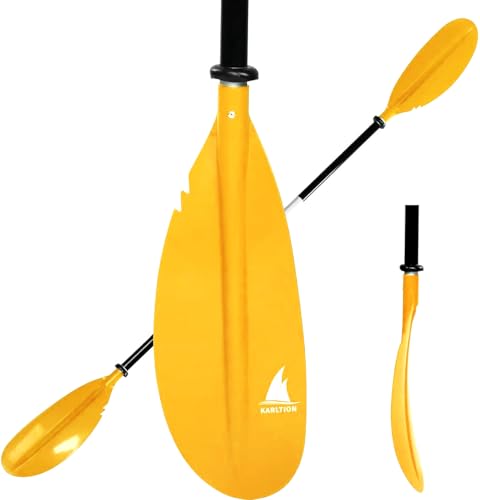 Karltion Kayak Paddle - Adjustable 2 Pieces Aluminum Alloy Shaft