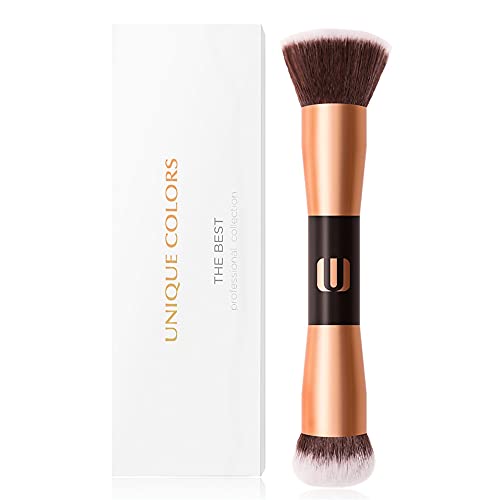 Kabuki Brushes Foundation Brush Makeup Brush Concealer Blush BB Cream Cosmetic Liquid Makeup Brush Contour Brush Soft Makeup Tools Mixing Brush 1 Piece (Rose gold)