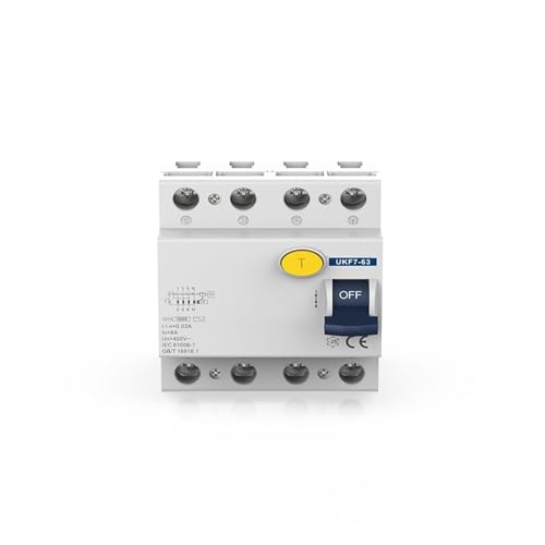 RCCB RCD disjoncteur différentiel 4P 32A 300mA pour tableau électrique - 7