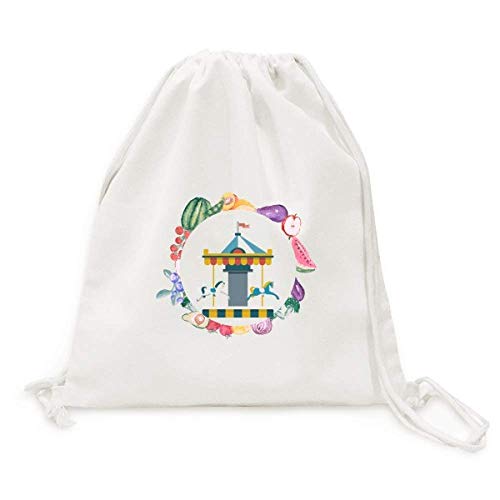 Sac en tissu pliable carrousel drôle pour égayer votre quotidien