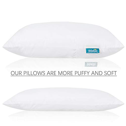 2 Pack Baby Toddler Pillow 13" X 18" With 100% Cotton Pillowcase Ultra Soft & Breathable Baby Toddler Pillows For Sleeping Machine Washable Small Toddler Pillow For Kids Travel #TOP6