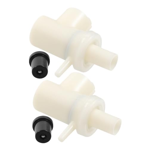 MUCKLILY 2pcs Wall Mounted Dispenser Pump Body for Manual and Shampoo Use Accessory for Hotels and Kitchens Reduces Waste and Keeps Surfaces Clean