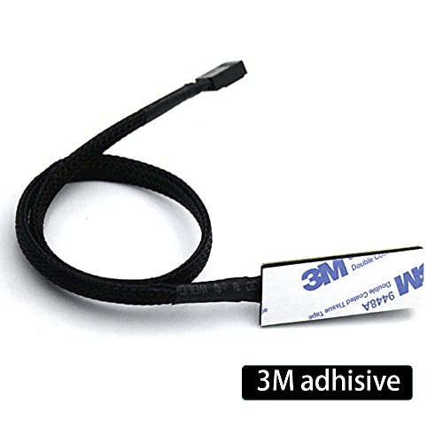 Pwm Fan Hub Splitter 4 Pin Sleeved 5 Way Pc Cpu Cooling Case Fan Splitter Hub Adapter Cable For Computer Cooler Case Fans 4-Pin & 3-Pin (2Pack, White) (Black) #TOP5