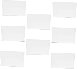 8pcs Clear Shelf Dividers for Closet Organization Plastic Separators for Neat Storage Bedroom Kitchen Office and Bathroom Easy to Install and Transparent