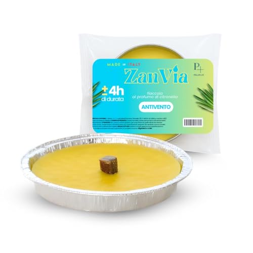 Virsus Candele citronella Giardino citronella Alluminio 16 cm Set da 10 Pezzi Giardinaggio antizanzare Feste ed Eventi