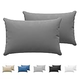 100% ALGODON - Las fundas de almohada 50x70 están fabricadas con 100% algodon. Tus cojines para cama de tela sin tejer de algodon 50x70 son resistentes, flexibles e increíblemente suaves. Ideales para niños y adultos