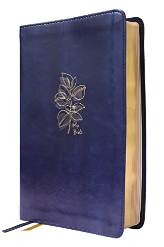 Niv, Women's Devotional Bible (by Women, for Women), Leathersoft, Navy, Comfort Print: New Internat