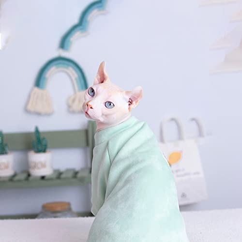 Suéteres de gato sem pelos apenas para gatos camisa de camurça roxa quente outono inverno cor sólida