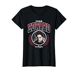 Twilight Team Edward Portrait Movie T-Shirt, Women, Black, Small