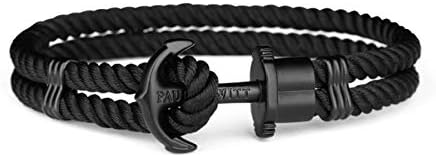 PAUL HEWITT Multicord Bracelet PH-PH-N-B-B-L Unisex Naylon, Black