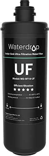 Waterdrop Rf10-Uf Cartucho De Filtro De Repuesto De 0,01 Micras Para Filtro De Agua 10ua 10ua-Uf 10ub 10ub-Uf Debajo Del Fregadero, Reduce Plomo, Cloro, Mal Sabor Y Olor Waterdrop Rf10-Uf Cartucho De Filtro De Repuesto De 0,01 Micras Para Filtro De Agua 10ua 10ua-Uf 10ub 10ub-Uf Debajo Del Fregadero, Reduce Plomo, Cloro, Mal Sabor Y Olor