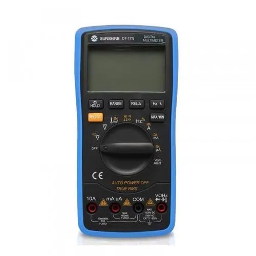 Sunshine DT-17N Digital Multimeter with labeled parts