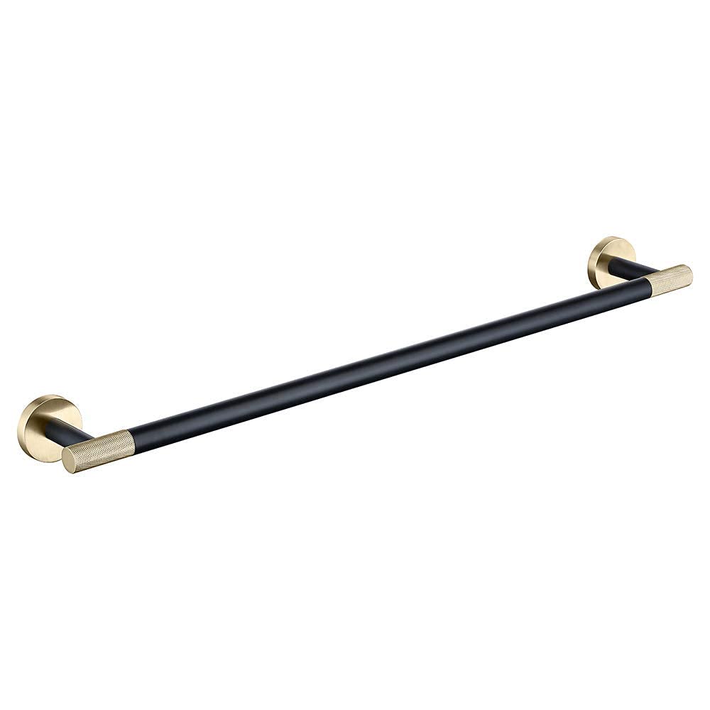 Porte-serviettes simple noir mat pour optimiser l'espace de la cuisine