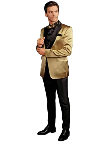 Manteau de marié de Bureau Hommes Veste Pure Color Blazer Peak Revers Chic