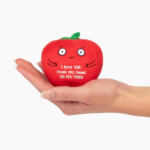 Tender Tomato Plushie - Super Soft Stuffed Animal | Adorable Love Gift for Boyfriend, Girlfriend, Husband, Wife, Mom, Dad, Kids, or Best Friend | Easter Basket Stuffer