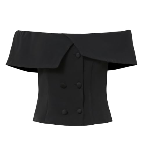 Women's 2 Piece Sleeveless Blazer Vest and Wide Leg Pants Business Casual Blazer Set3