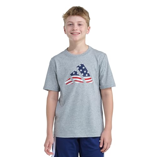 Image of adidas Boys' Stay Dry Climalite Short Sleeve T-Shirt