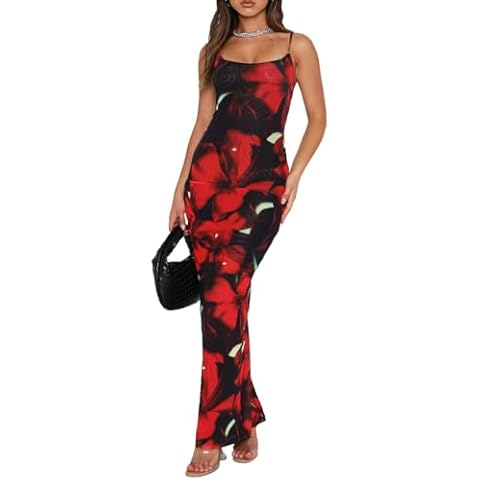 VECVOC Floral Maxi Dress Cover