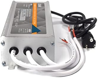 (1-Pack) 300W 12V LED Power Supply IP67 Waterproof Transformer 100-240V AC to 12V DC 25A Outdoor Adapter for LED Strip Lights CCTV Cameras and Electronic Systems