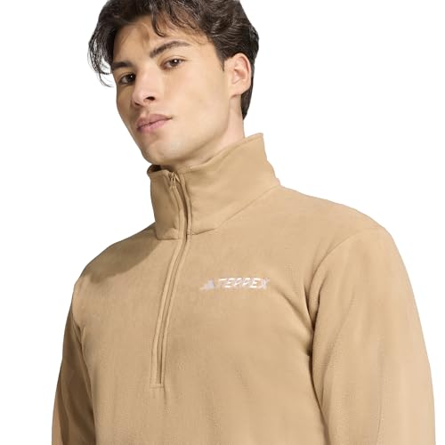 Image of adidas Men's Terrex Multi Essentials Half-zip Fleece Hiking Jacket