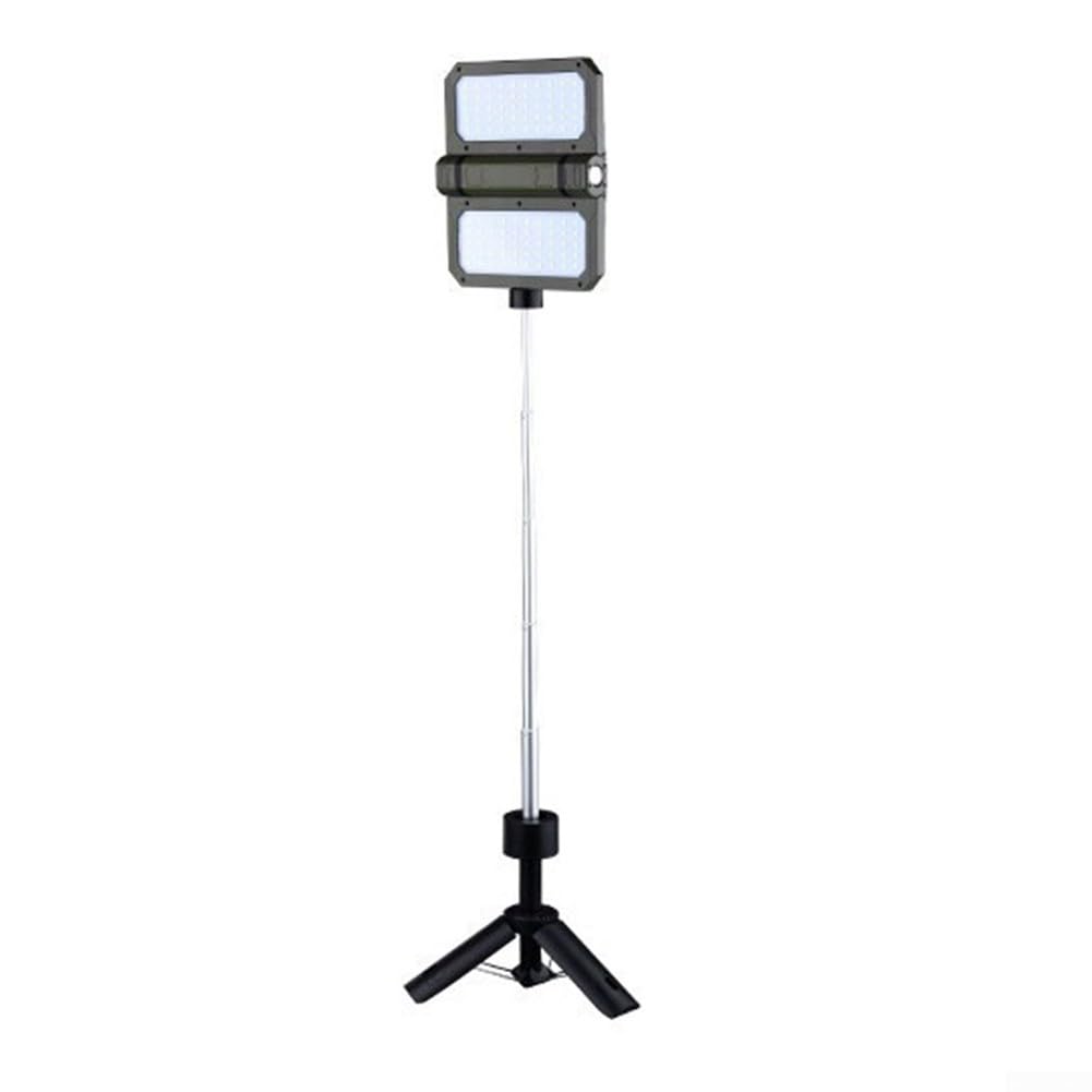 Lanterne de camping solaire rechargeable magnétique pliable pour tente